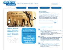 Tablet Screenshot of meteornetworks.com